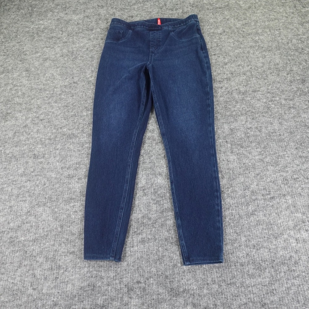Spanx Jeans Womens‎ Medium Blue Jean-ish Ankle Leggings Pull On Stretch Casual